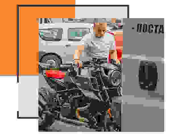 Перевозка мотоцикла по России - Услуги Перевозка-Кно